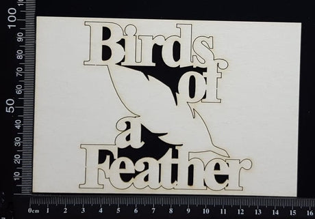 Birds of a Feather - White Chipboard