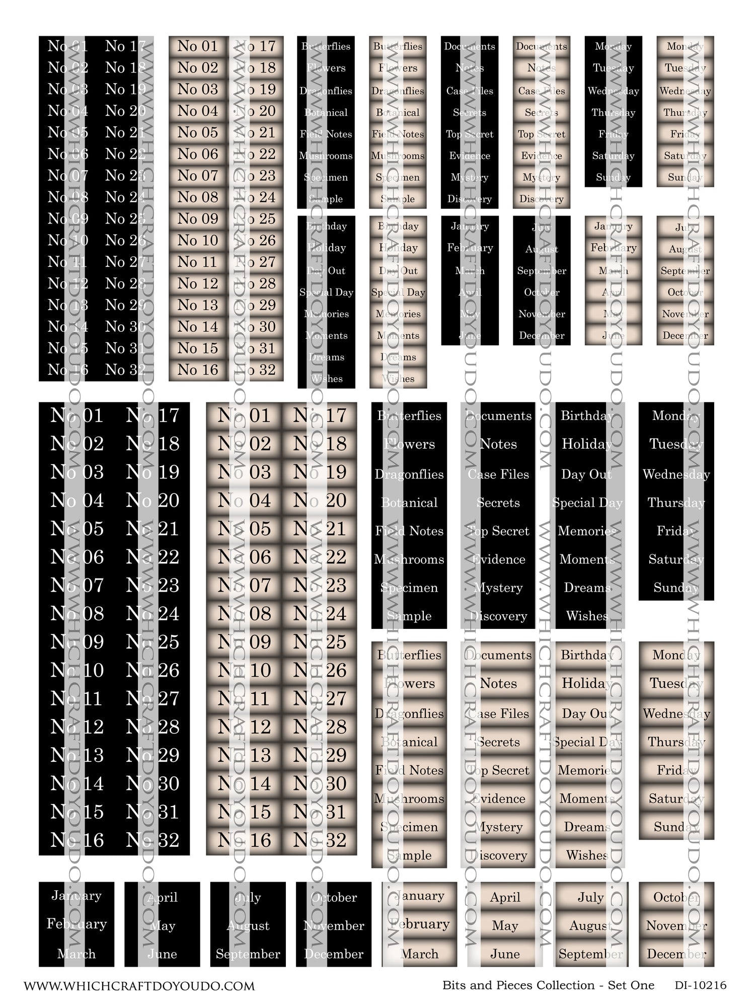 Bits & Pieces Collection - Set One - DI-10216 - Digital Download