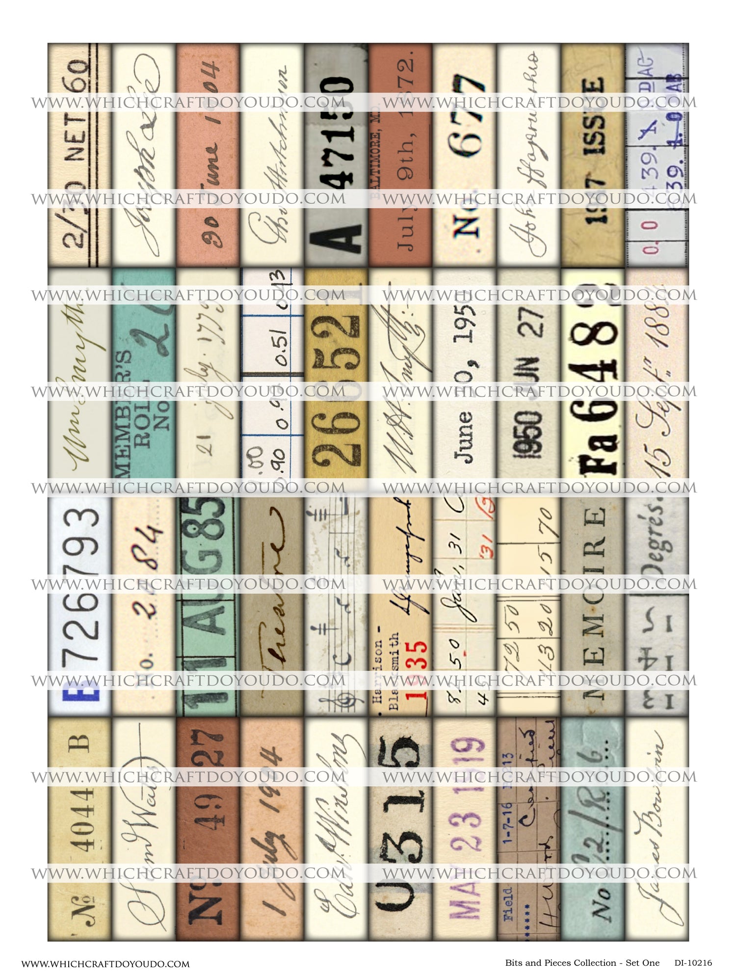 Bits & Pieces Collection - Set One - DI-10216 - Digital Download