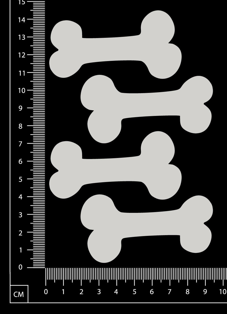 Bones Set - B - Medium - White Chipboard