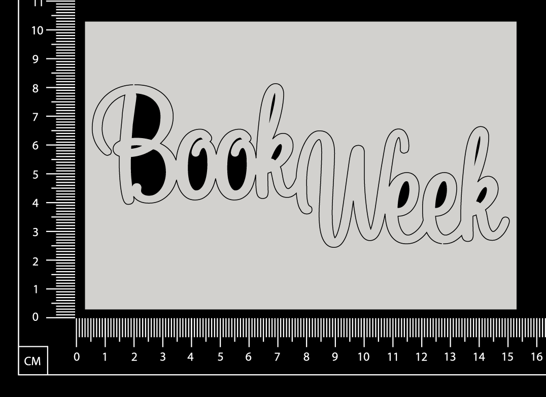 Book Week - C - White Chipboard