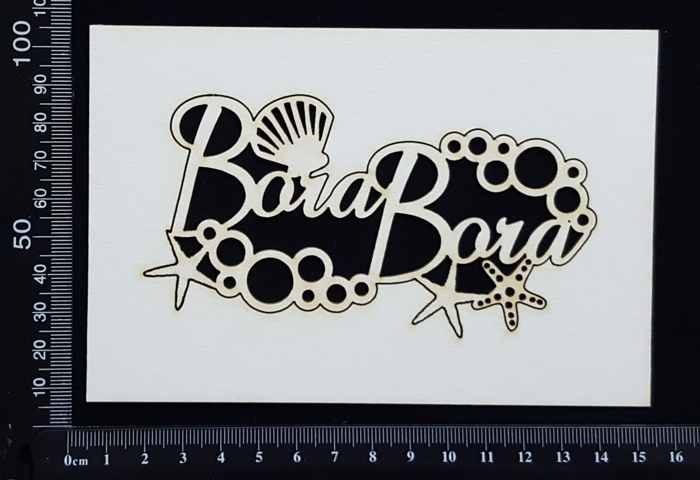 Bora Bora - A - White Chipboard