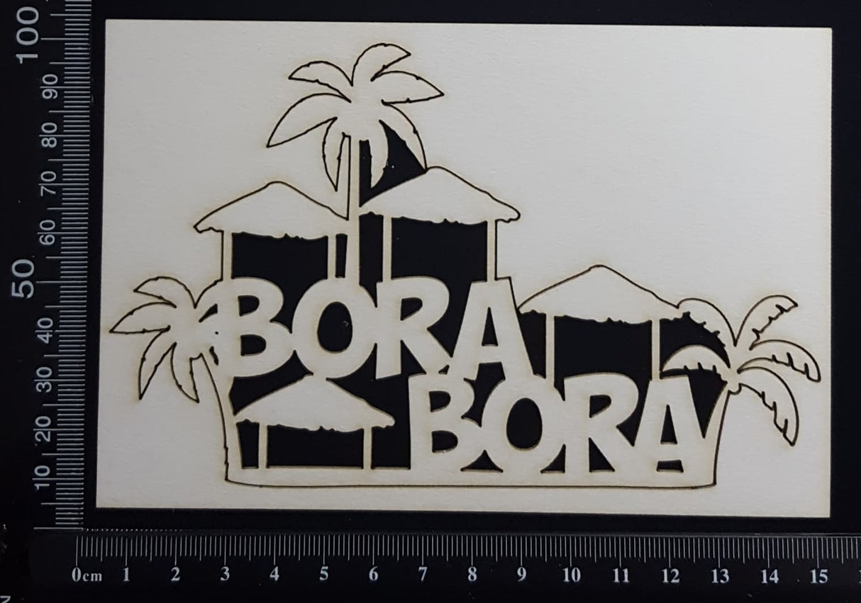 Bora Bora - B - White Chipboard