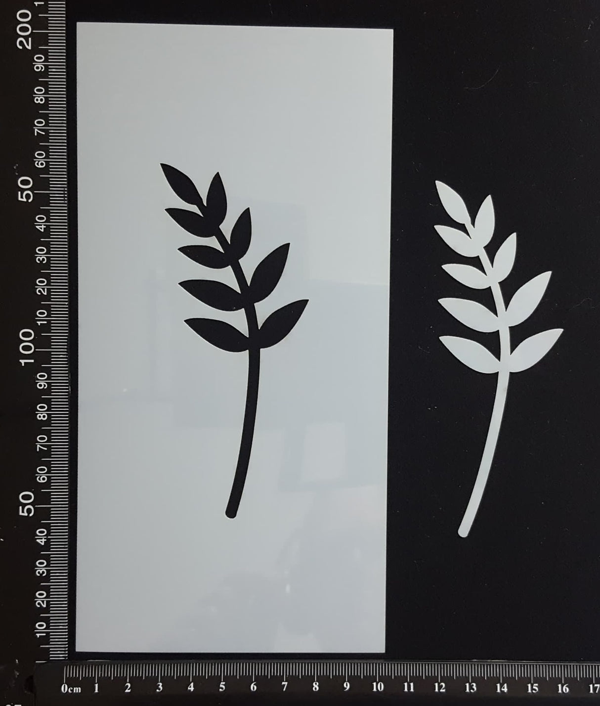 Botanical - Stencil - 100mm x 200mm - AH-L