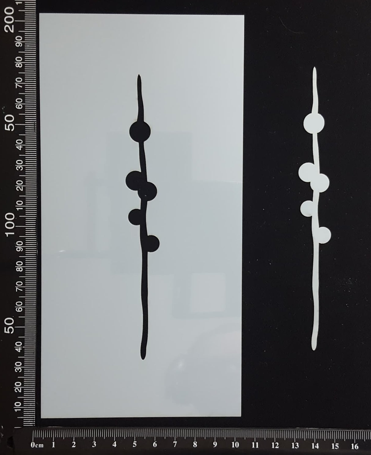 Botanical - Stencil - 100mm x 200mm - AO-L