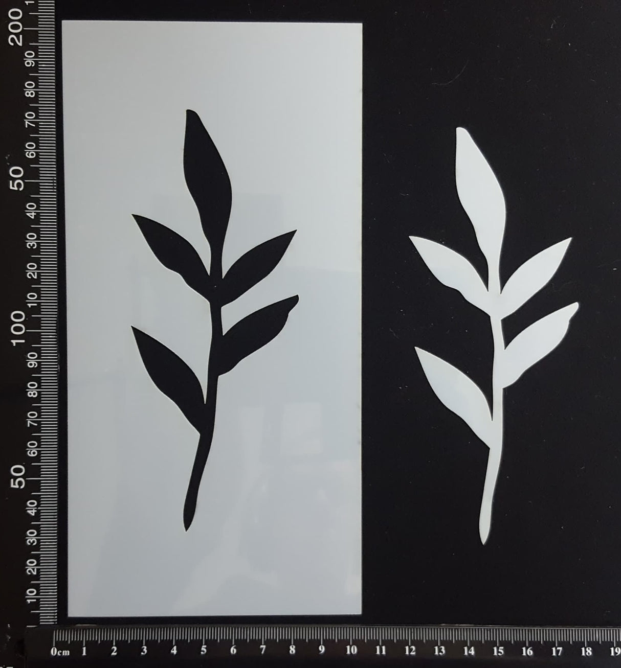 Botanical - Stencil - 100mm x 200mm - AX-L