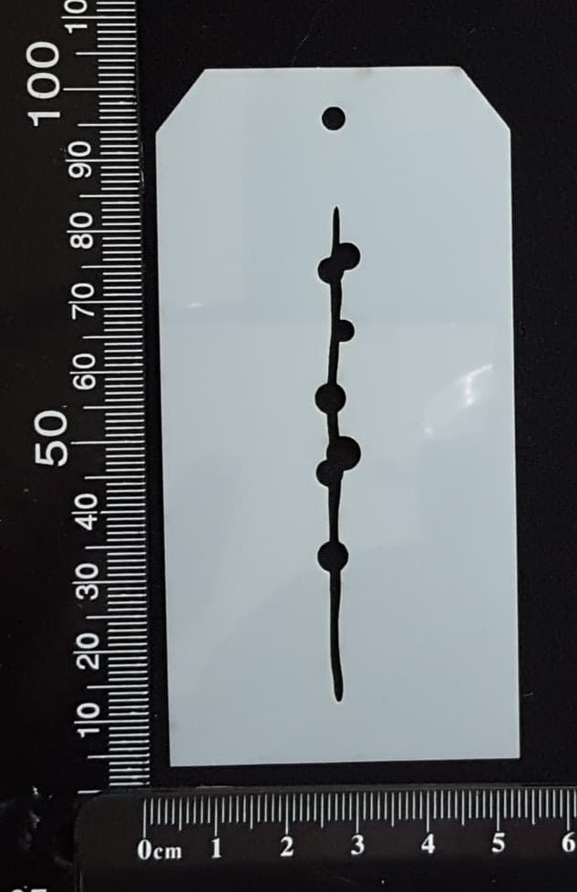 Tag Stencil - Botanical - 50mm x 100mm - AP-T