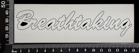 Breathtaking - A - White Chipboard