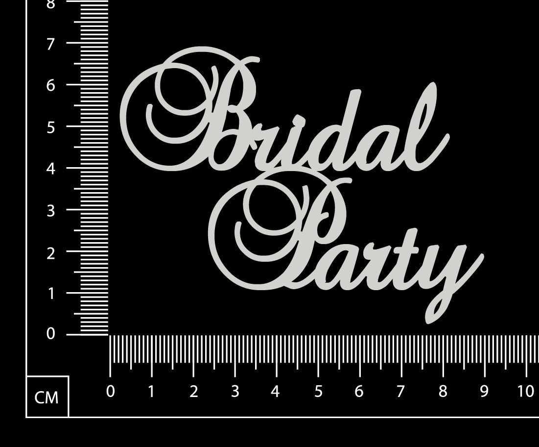 Bridal Party - White Chipboard