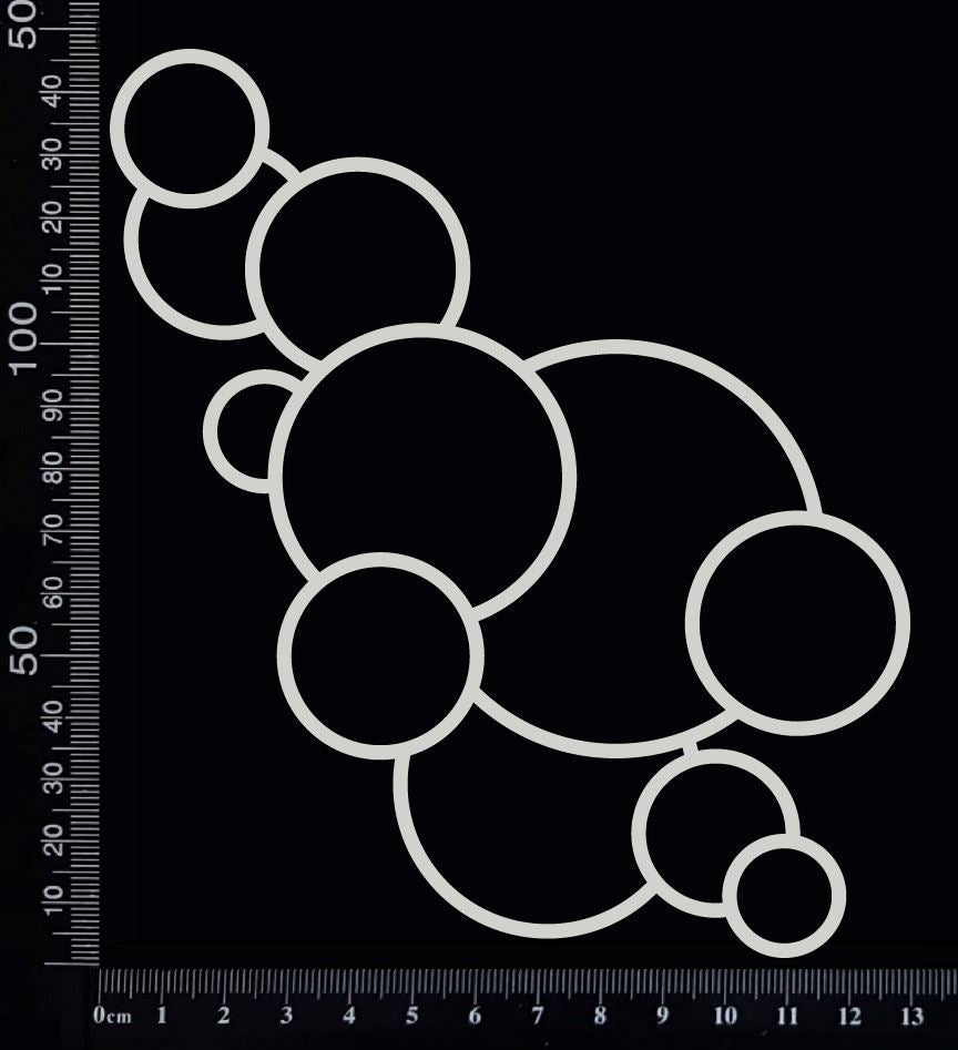 Bubble Mesh - White Chipboard