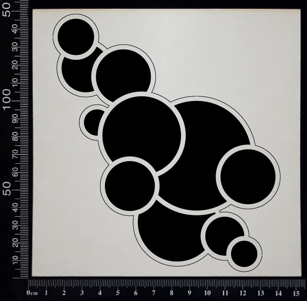 Bubble Mesh - White Chipboard