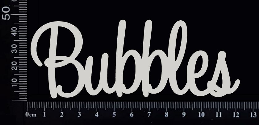 Bubbles - White Chipboard