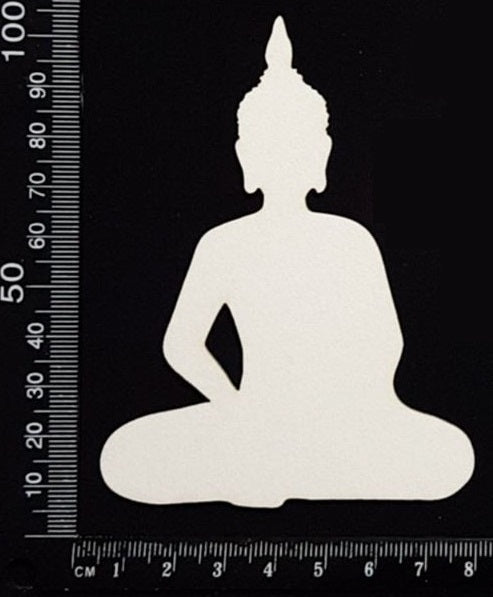 Buddha - D - White Chipboard
