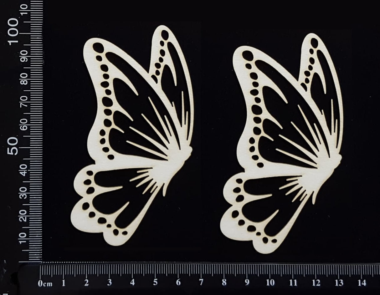 Butterfly Set - QA - White Chipboard