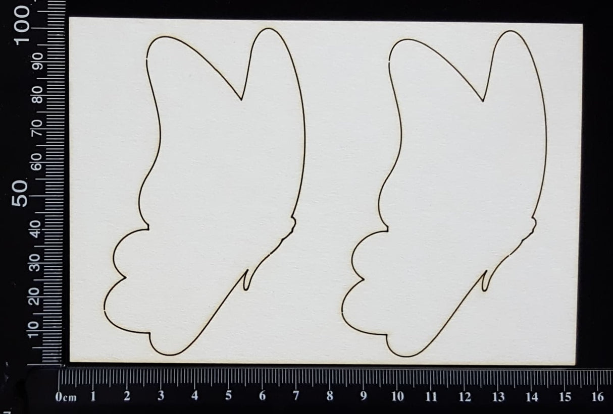Butterfly Set - QB - White Chipboard
