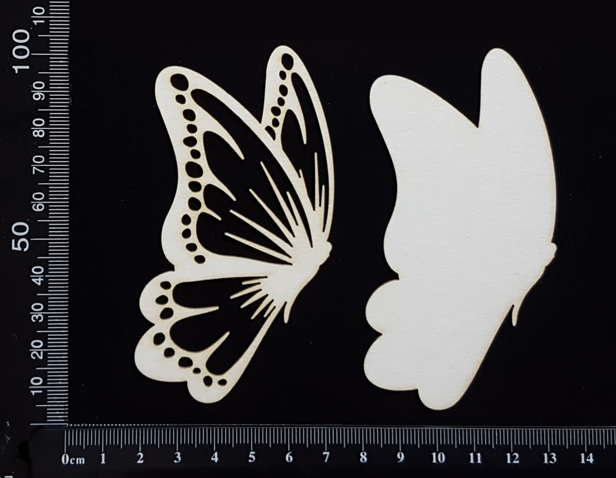 Butterfly Set - QC - White Chipboard