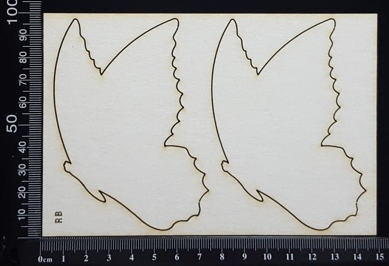 Butterfly Set - RB - White Chipboard