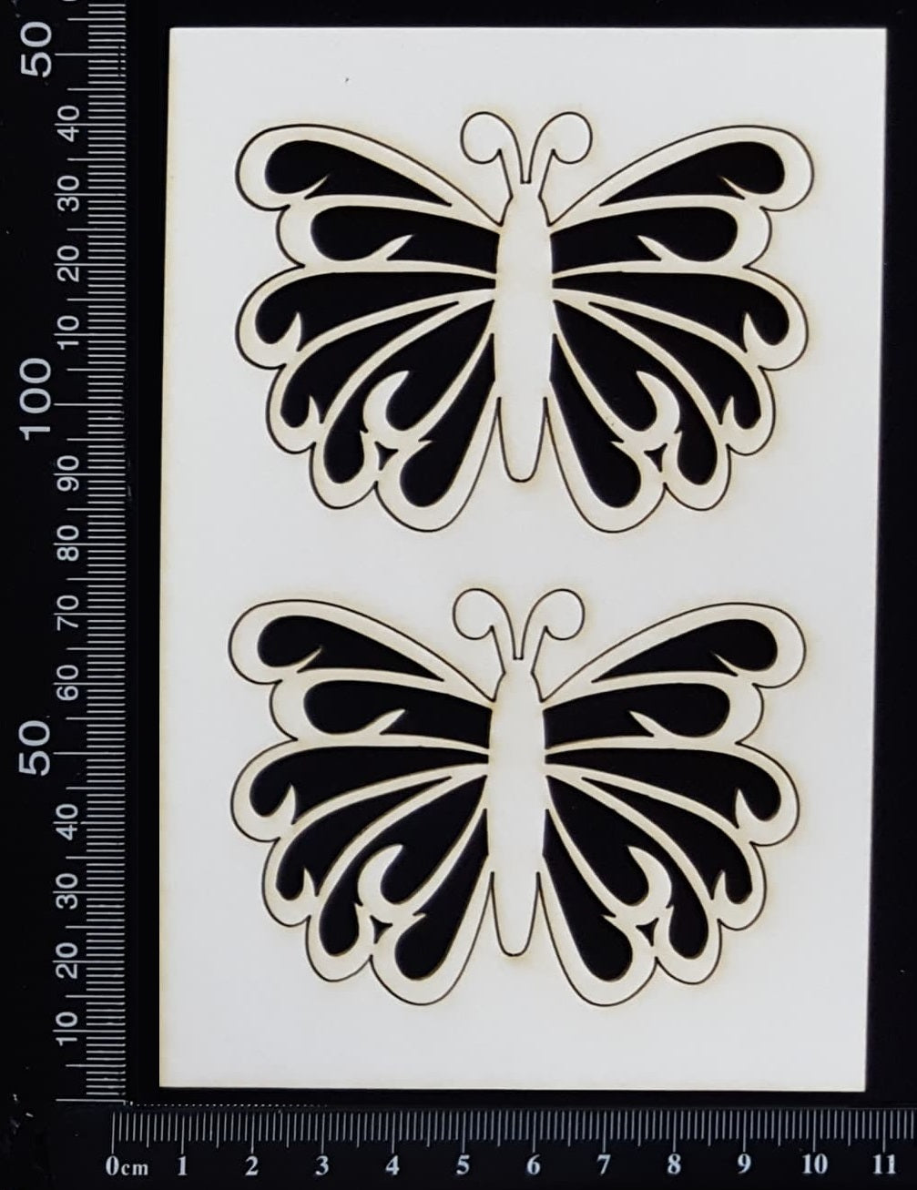 Butterfly Set - UA - White Chipboard