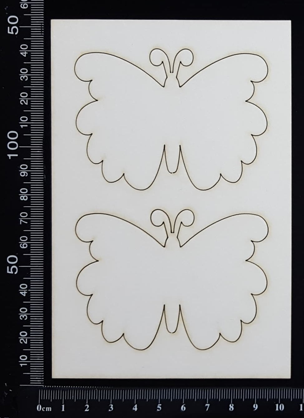 Butterfly Set - UB - White Chipboard