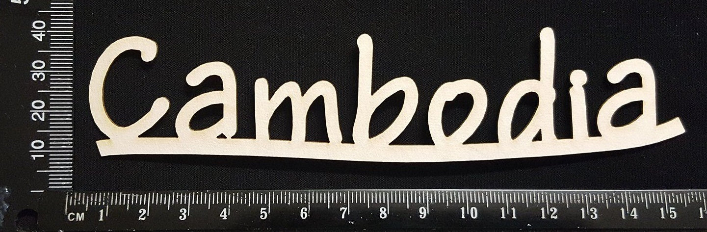 Cambodia - White Chipboard