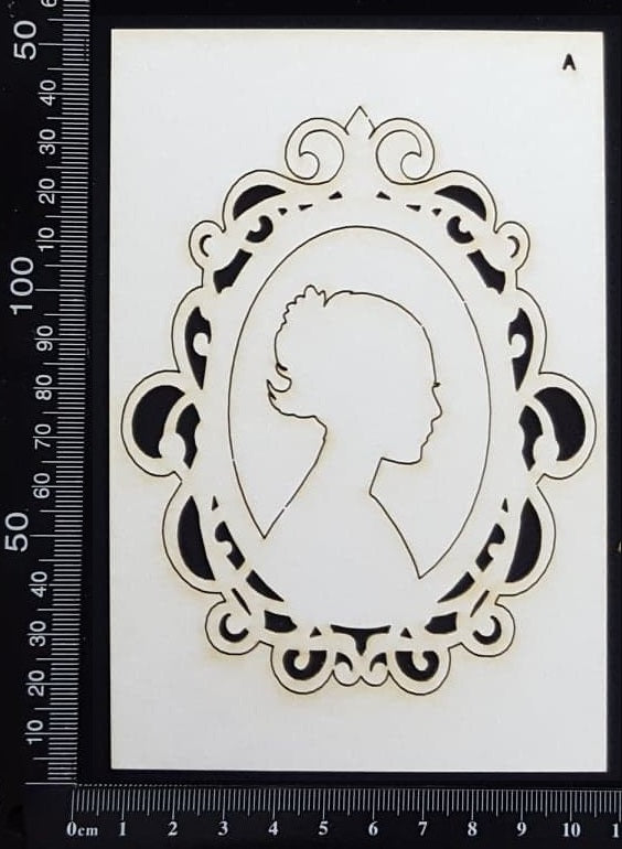 Cameo - A - Large - White Chipboard