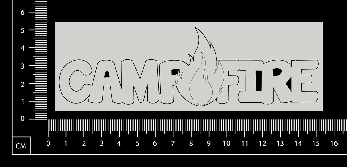 Campfire - White Chipboard