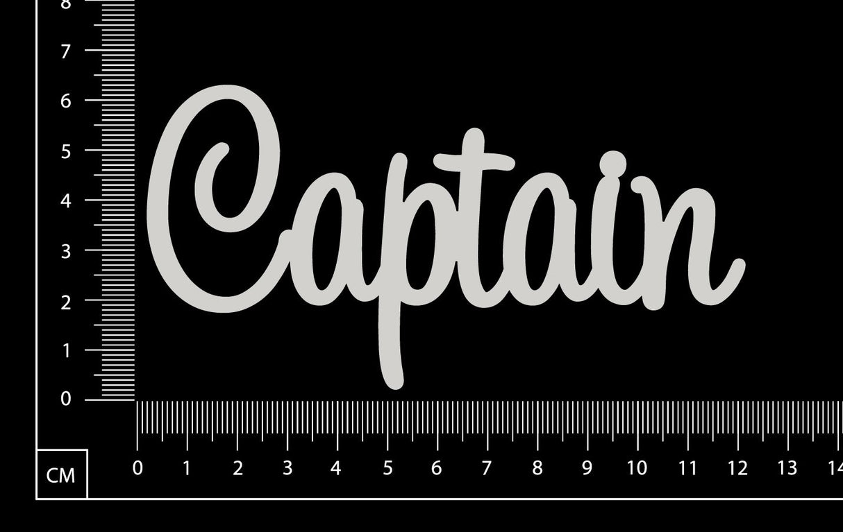 Captain - White Chipboard