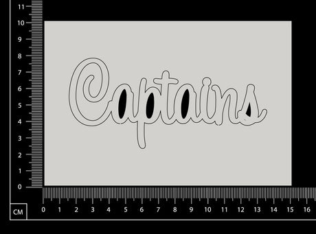 Captains - White Chipboard