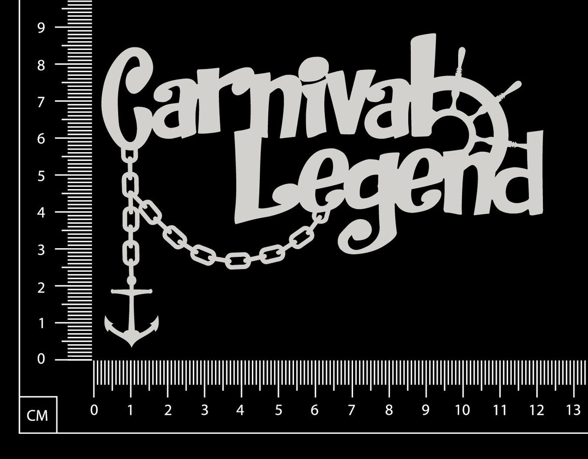 Carnival Legend - White Chipboard