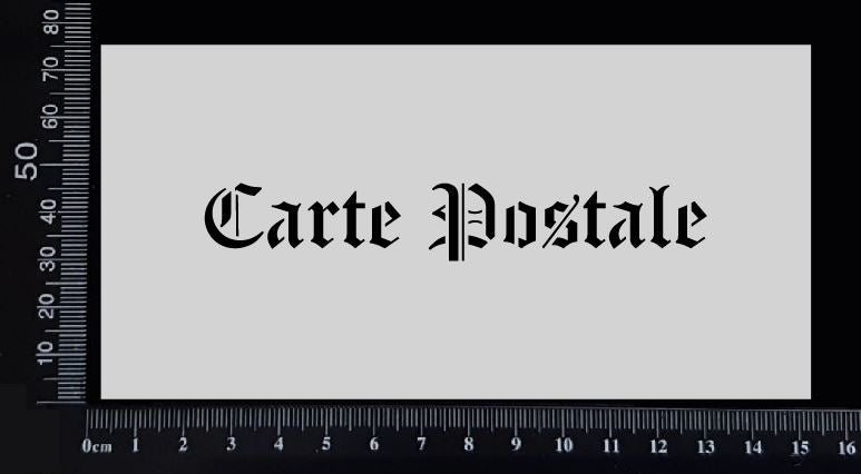 Carte Postale - B - Stencil - 75mm x 150mm