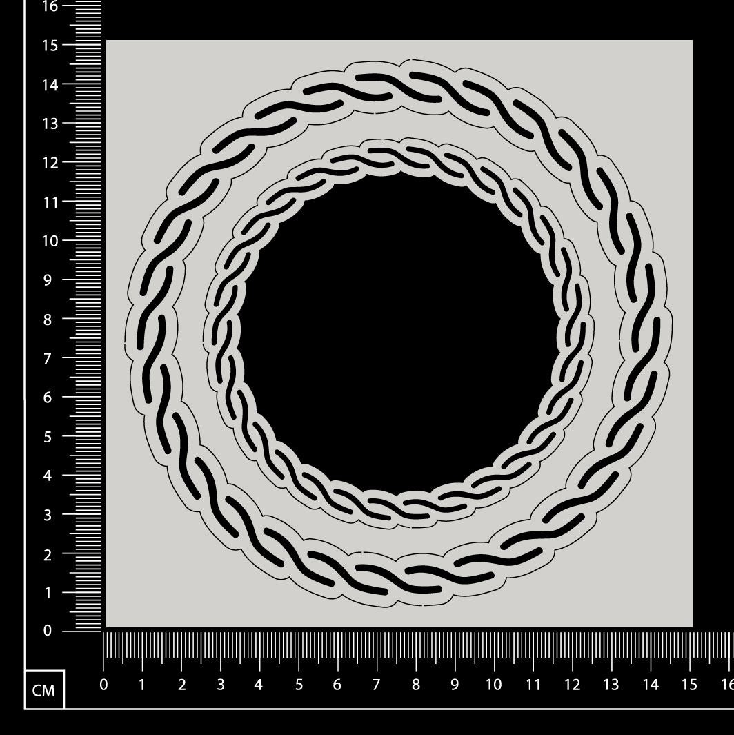 Celtic Circle Frame Set - White Chipboard