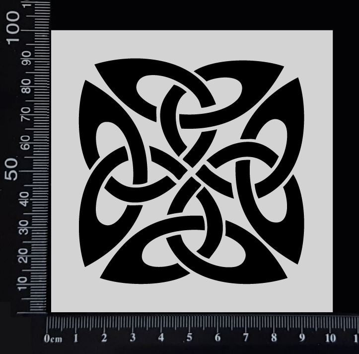 Celtic Knot - A - Stencil - 100mm x 100mm