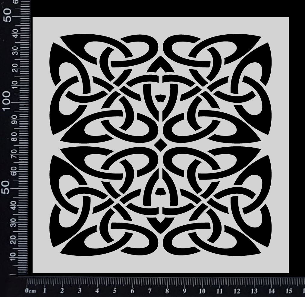 Celtic Knot - C - Stencil - 150mm x 150mm