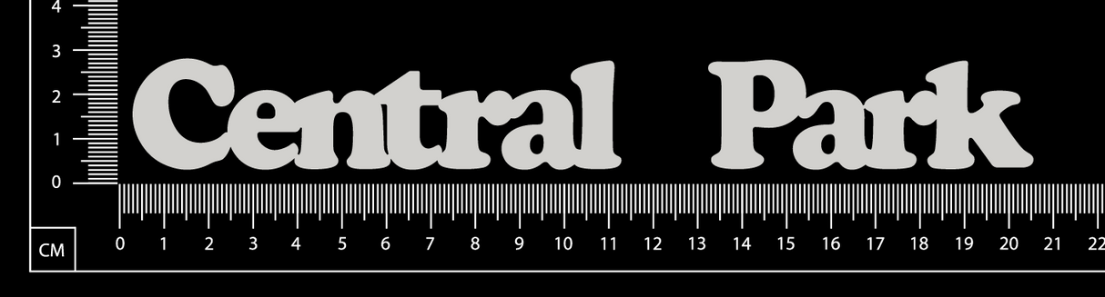 Central Park - White Chipboard