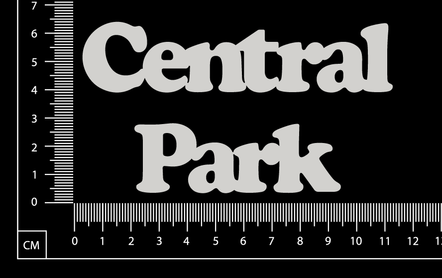 Central Park - White Chipboard