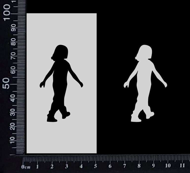 Child - A - Stencil - 50mm x 100mm