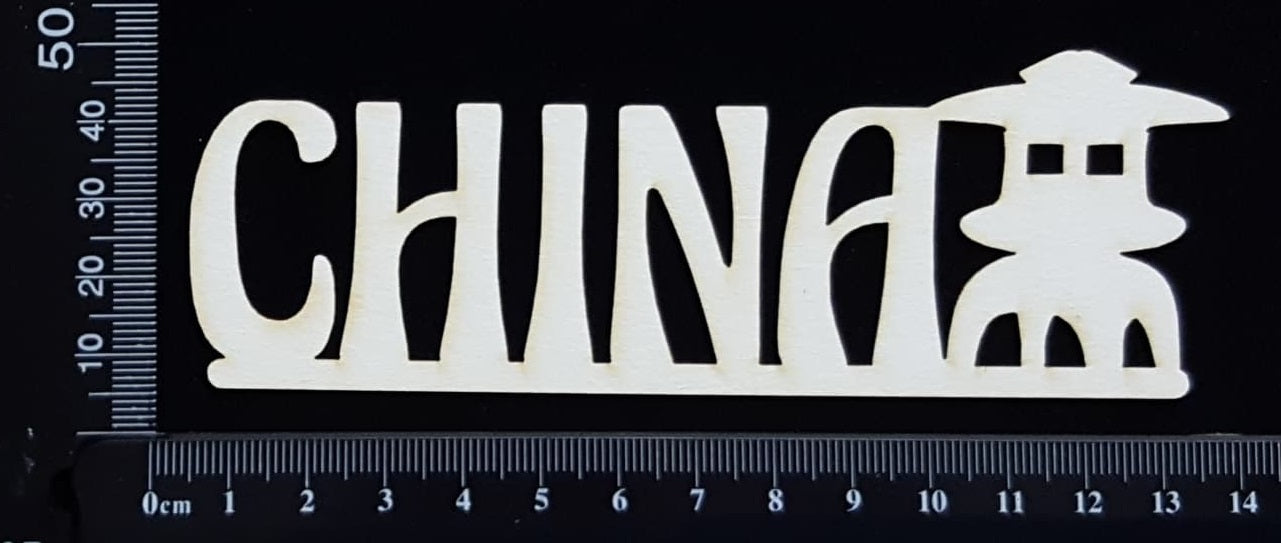 China - C - White Chipboard