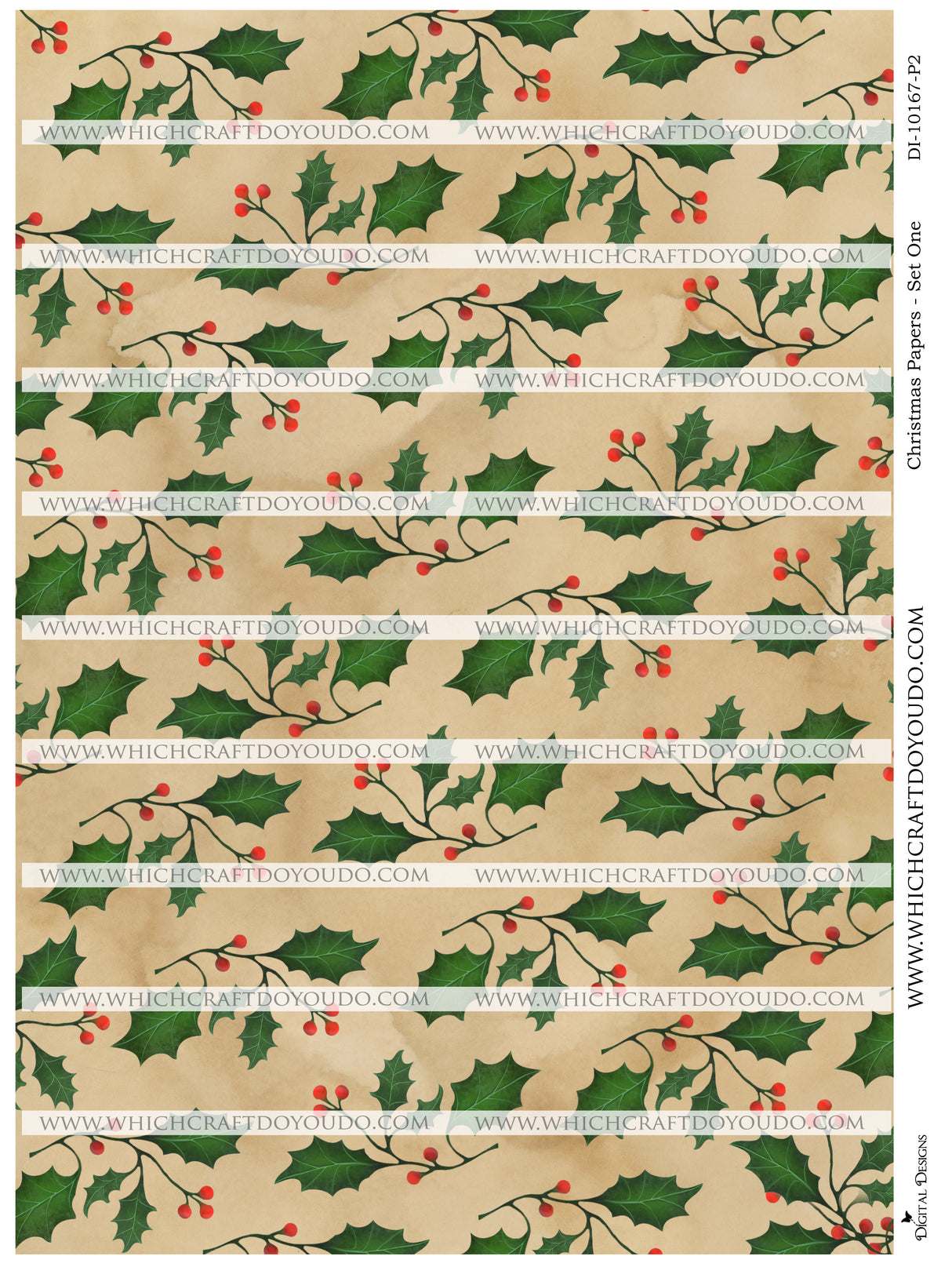 Christmas Papers - Set One - DI-10167 - Digital Download
