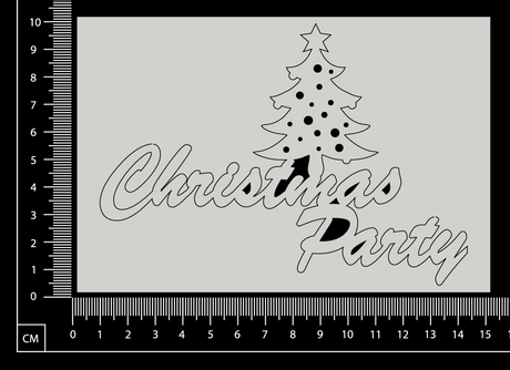 Christmas Party - A - White Chipboard