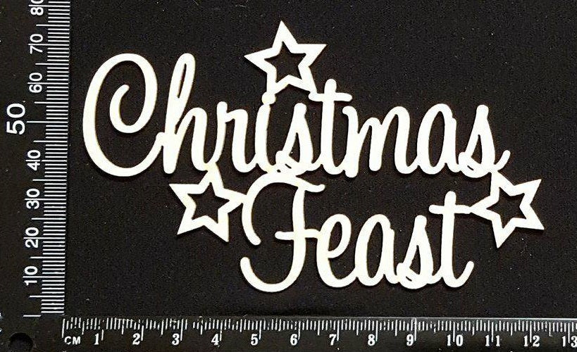 Christmas Feast - White Chipboard