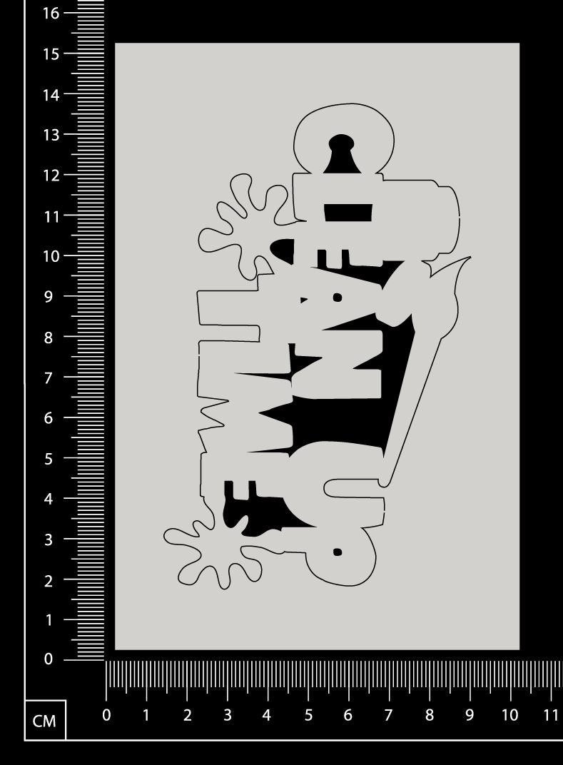 Clean Up Time - White Chipboard