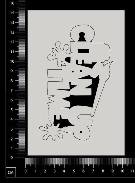 Clean Up Time - White Chipboard