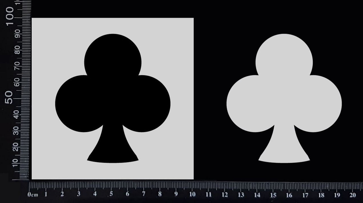 Club - Stencil - 100mm x 100mm