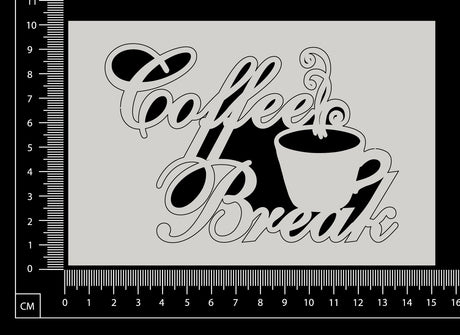 Coffee Break - A - White Chipboard