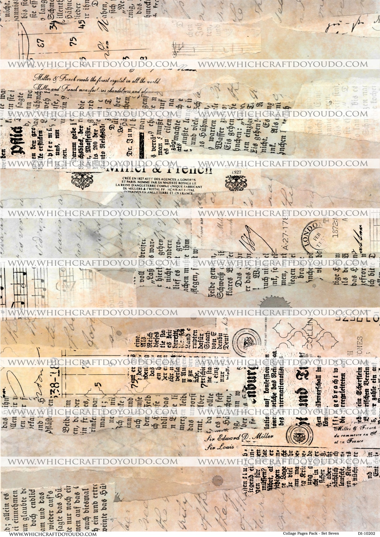 FREEBIE - Collage Pages Pack - Set Seven - DI-10202 - Digital Download
