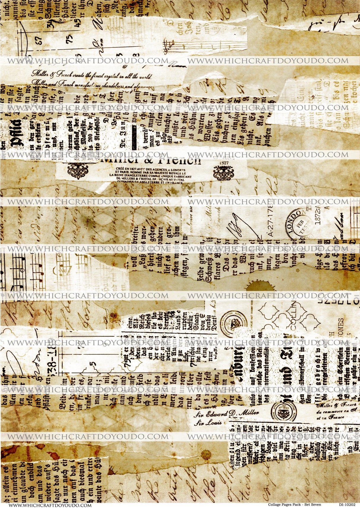 FREEBIE - Collage Pages Pack - Set Seven - DI-10202 - Digital Download