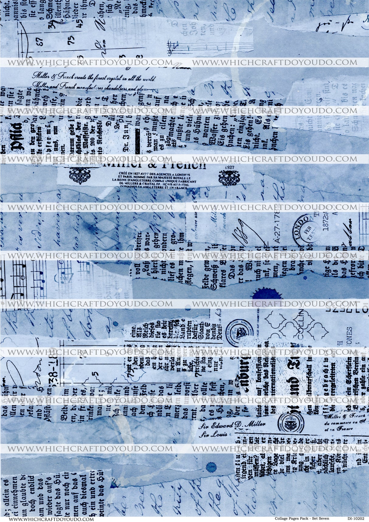 FREEBIE - Collage Pages Pack - Set Seven - DI-10202 - Digital Download