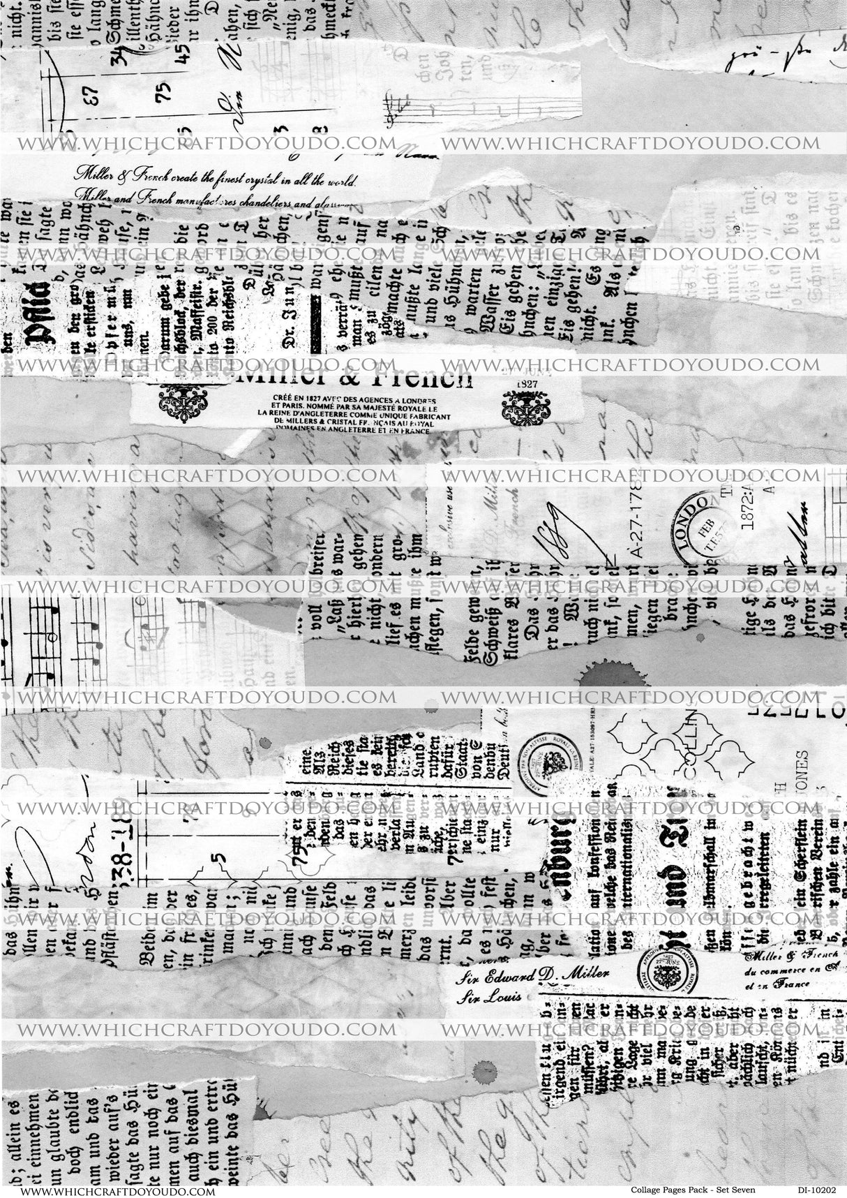 FREEBIE - Collage Pages Pack - Set Seven - DI-10202 - Digital Download