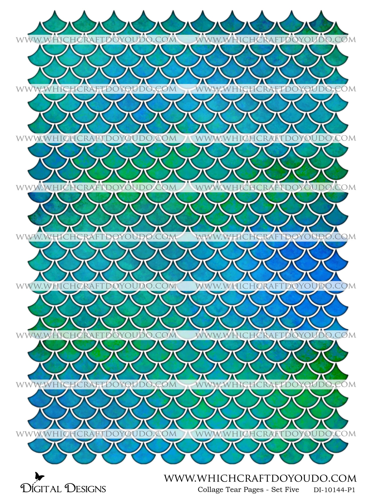 Collage Tear Pages - Set Five - DI-10144 - Digital Download