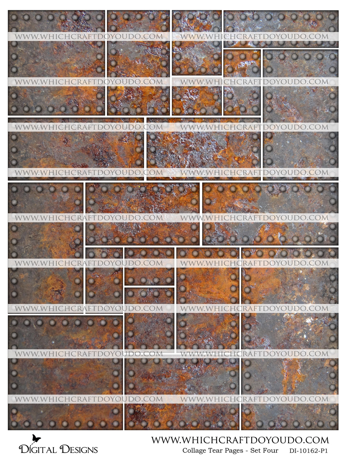 Collage Tear Pages - Set Four - DI-10162 - Digital Download